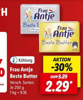 Lidl Frau antje beste butter Angebot