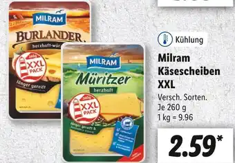 Lidl Milram käsescheiben xxl Angebot