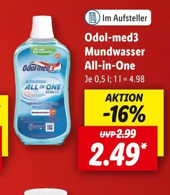 Lidl Odol-med-3 mundwasser Angebot