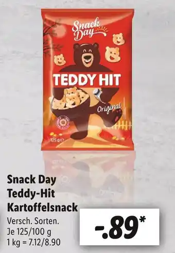 Lidl Snack day teddy-hit kartoffelsnack Angebot