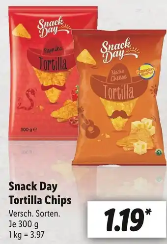 Lidl Snack day tortilla chips Angebot