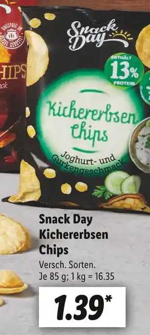 Lidl Snack day kichererbsen chips Angebot