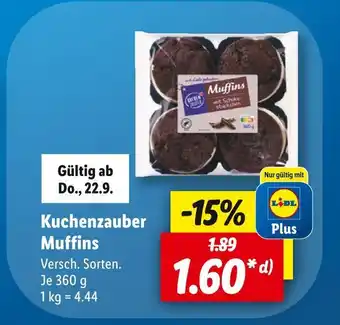 Lidl Kuchenzauber muffins Angebot