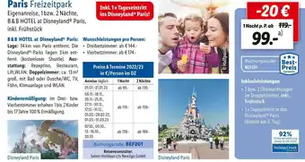 Lidl Lidl reisen paris freizeitpark Angebot