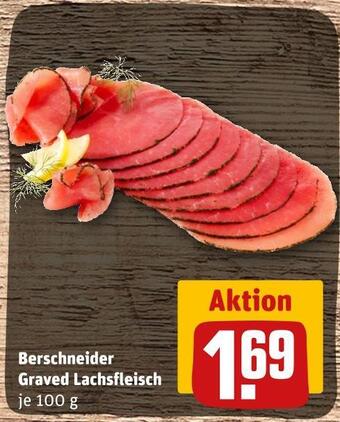 REWE Berschneider graved lachsfleisch Angebot
