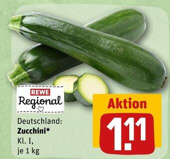 REWE Rewe regional zucchini Angebot
