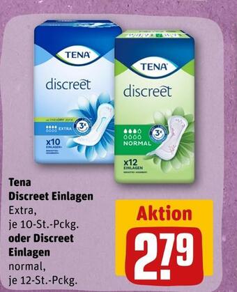 REWE Tena discreet einlagen Angebot
