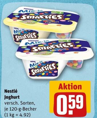 REWE Nestlé joghurt Angebot