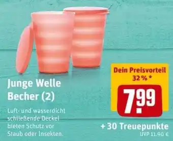 REWE City Junge Welle Becher Angebot