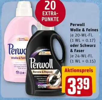 REWE City Perwoll Wolle & Feines oder Schwarz & Faser Angebot