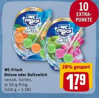 REWE City WC Frisch Deluxe oder Duftswitch 50g Angebot