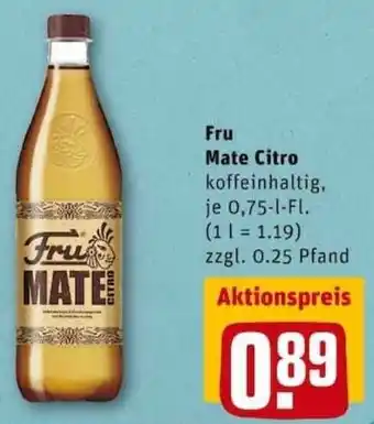 REWE City Fru Mate Citro 0,75L Angebot