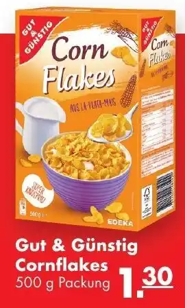 Handelshof Gut & Günstig Cornflakes 500 g Packung Angebot