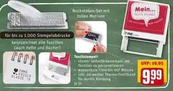 REWE City Textilstempel Angebot