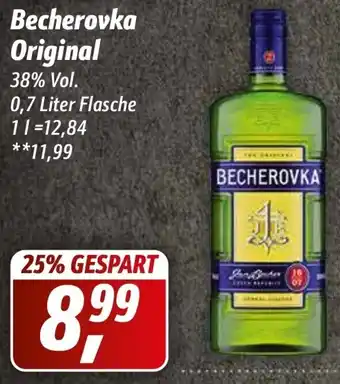 Simmel Becherovka Original 0,7 Liter Flasche Angebot