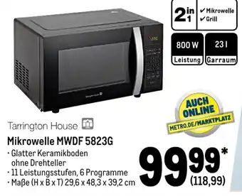 METRO Tarrington House Mikrowelle MWDF 5823G Angebot