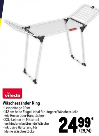 METRO Vileda Wäscheständer King Angebot