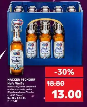 Kaufland Hacker pschorr hefe weiße Angebot