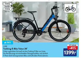 Aldi Nord Llobe trekking-e-bike yukon 28 Angebot