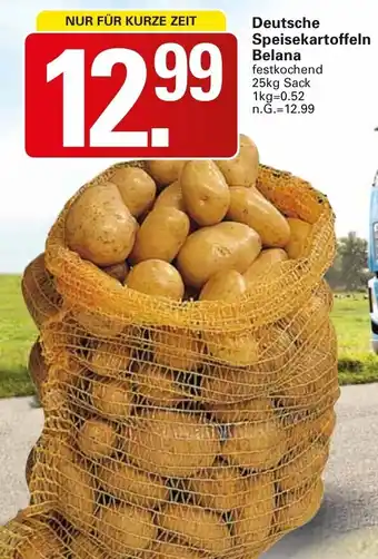 WEZ Deutsche Speisekartoffeln Belana 25 kg Sack Angebot