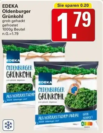 WEZ Edeka Oldenburger Grünkohl 1000g Beutel Angebot