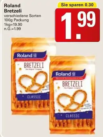 WEZ Roland Bretzeli 100g Packung Angebot