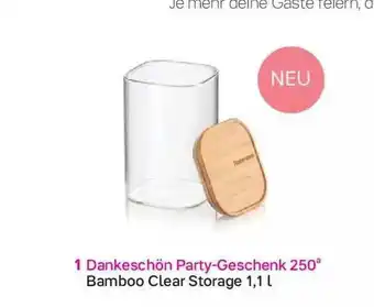 Tupperware Bamboo clear storage Angebot