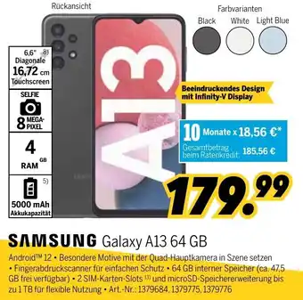 MEDIMAX Samsung Galaxy A13 64GB Angebot