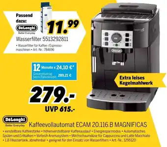 MEDIMAX DēLonghi Kaffeevollautomat ECAM 20.116.B Magnifica S Angebot