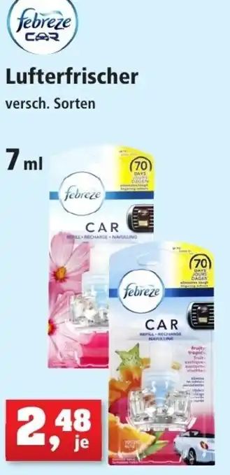 Thomas Philipps Febreze Car Lufterfrischer 7 ml Angebot