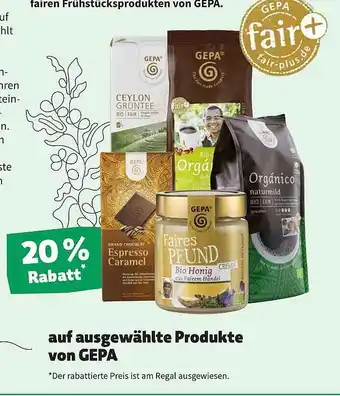 Erdi Biomarkt Auf ausgewählte produkte von gepa Angebot