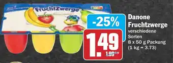 AEZ Danone FruchtZwerge 8x50 g Packung Angebot