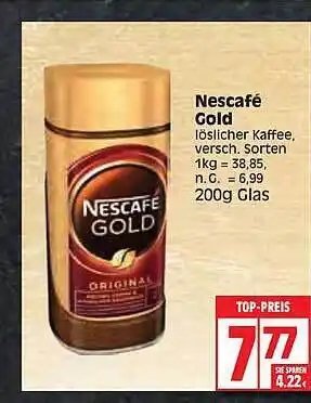 Edeka Nescafé gold Angebot