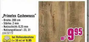 Hornbach „primetex cashewnuss“ Angebot