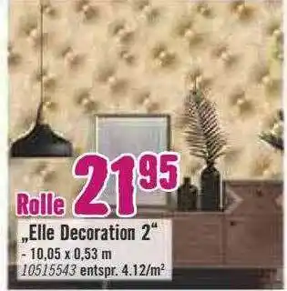 Hornbach Rolle „elle decoration 2“ Angebot