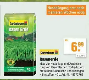 Werkers Welt Gartenkrone rasenerde Angebot