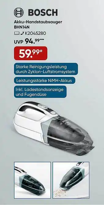 Galeria Bosch akku-handstaubsauger bhn14n Angebot