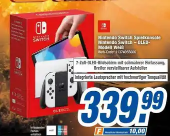 HEM Expert Nintendo switch spielkonsole - oled-modell weiß Angebot