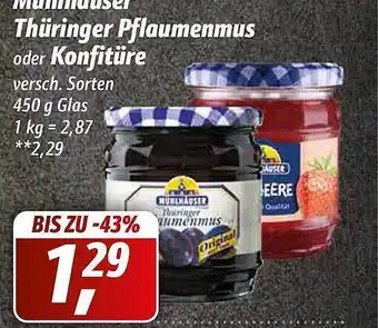 Simmel Thüringer pflaumenmus oder konfitüre Angebot