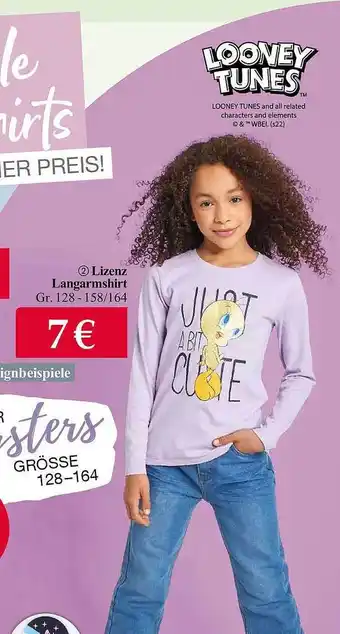 Woolworth Lizenz langarmshirt Angebot