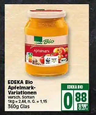 Elli Markt Edeka bio apfelmark variationen Angebot