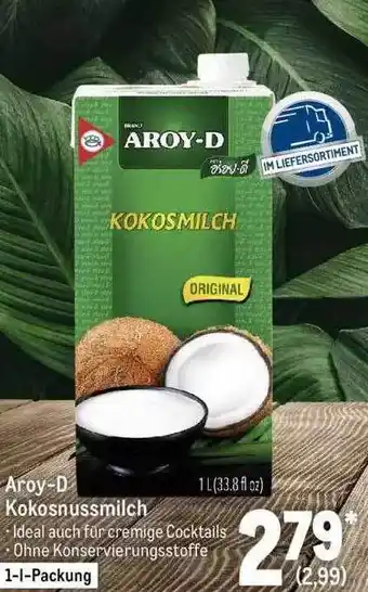 METRO Aroy-d kokosnussmilch Angebot