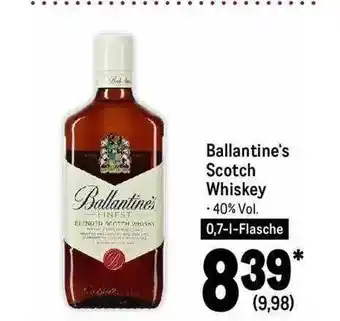 METRO Ballantine's scotch whiskey Angebot