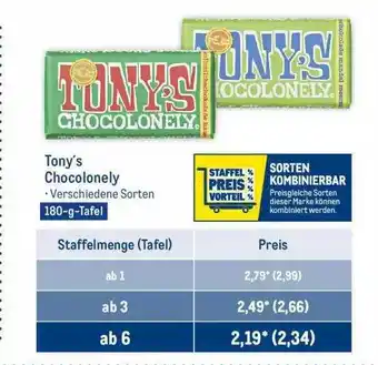 METRO Tony's chocolonely Angebot