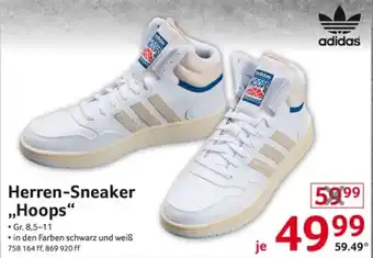 Selgros Adidas Herren-Sneaker ,,Hoops" Gr.8,5-11 Angebot