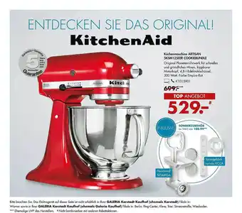 Galeria Küchenmaschine Artisan 5KSM125EER Cookiebundle Angebot