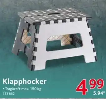 Selgros Klapphocker 150 kg Angebot