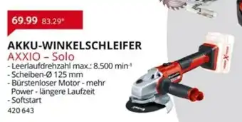 Selgros Einhell Akku-Winkelschleifer Angebot