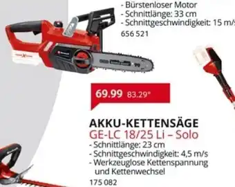 Selgros Einhell Akku-Kettensäge Angebot