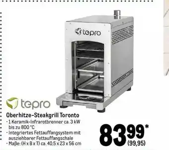 METRO Tepro oberhitze-steakgrill toronto Angebot